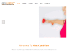 Tablet Screenshot of mint-condition.com